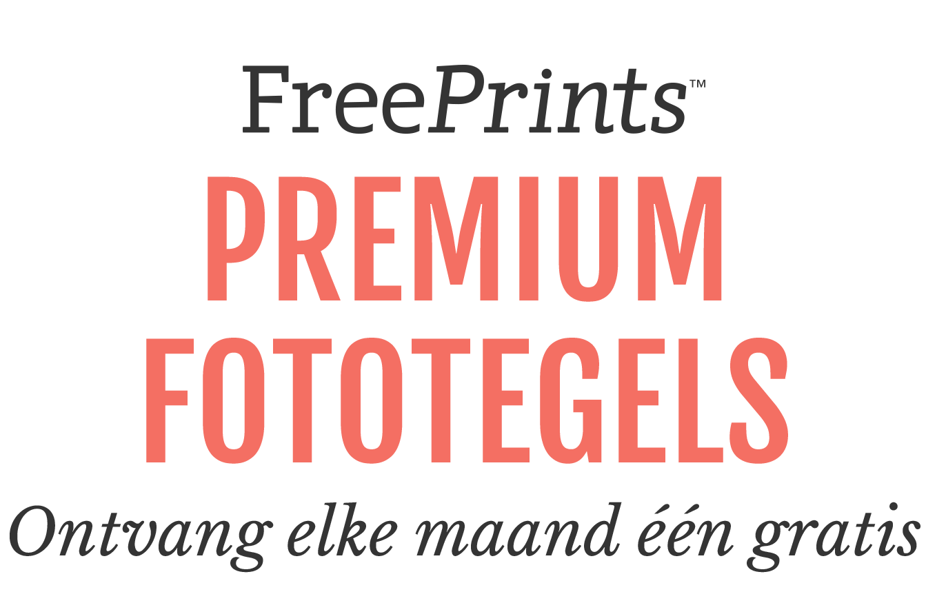 Elke maand één gratis x premium foto tegel
